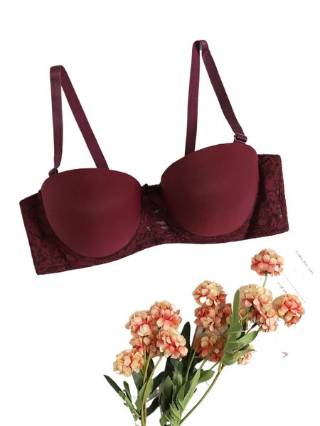 plus contrast lace underwire bra q2dy#, Black;white
plus contrast lace underwire bra q2dy#, Black;white