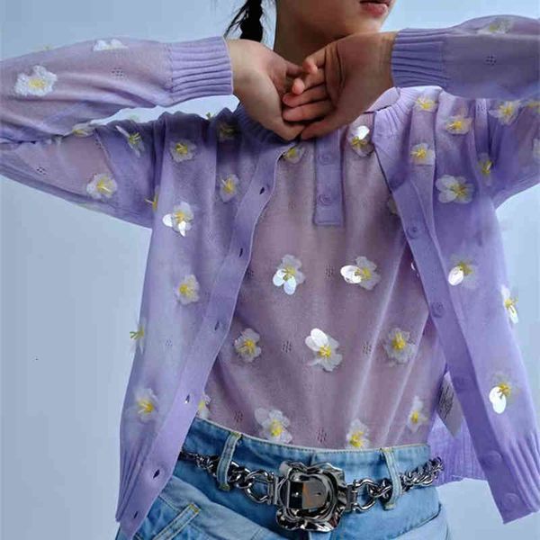 women's hoodies sweatshirts xiazhong handmade white purple blue inlaid knitted cardigan thin women's top, Black
women's hoodies sweatshirts xiazhong handmade white purple blue inlaid knitted cardigan thin women's top, Black