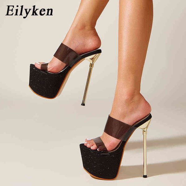 eilyken new fashion pvc transparent women platform slippers summer open toe stiletto heels sandals ladies dance shoes sliders, Black
eilyken new fashion pvc transparent women platform slippers summer open toe stiletto heels sandals ladies dance shoes sliders, Black