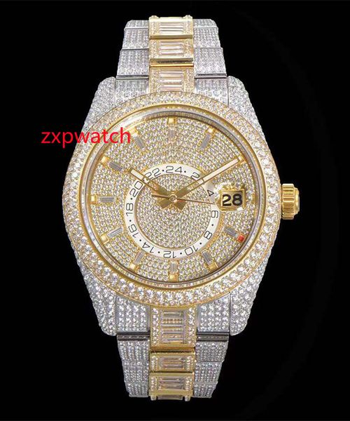 shine fashion automatic men's diamond watch 40mm yellow gold with silver 904 stainless steel case full iced watches, Slivery;brown
shine fashion automatic men's diamond watch 40mm yellow gold with silver 904 stainless steel case full iced watches, Slivery;brown