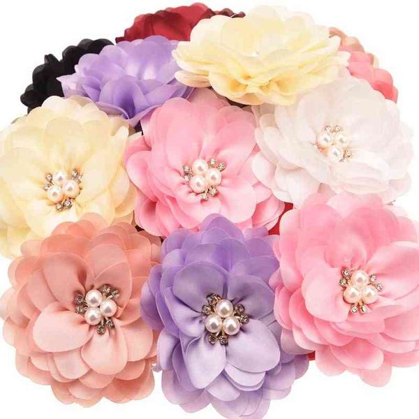 10pcs 3.2inch smoot chiffon flower rhinestone cluster hair accessories for girls hair bows baby kids accessories aa220323, Pink
10pcs 3.2inch smoot chiffon flower rhinestone cluster hair accessories for girls hair bows baby kids accessories aa220323, Pink