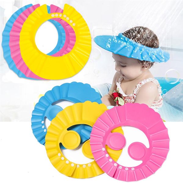 1pc adjustable baby shower caps child shampoo hat wash hair shield bath visor hats waterproof ear eye protection infant supplies, Yellow
1pc adjustable baby shower caps child shampoo hat wash hair shield bath visor hats waterproof ear eye protection infant supplies, Yellow