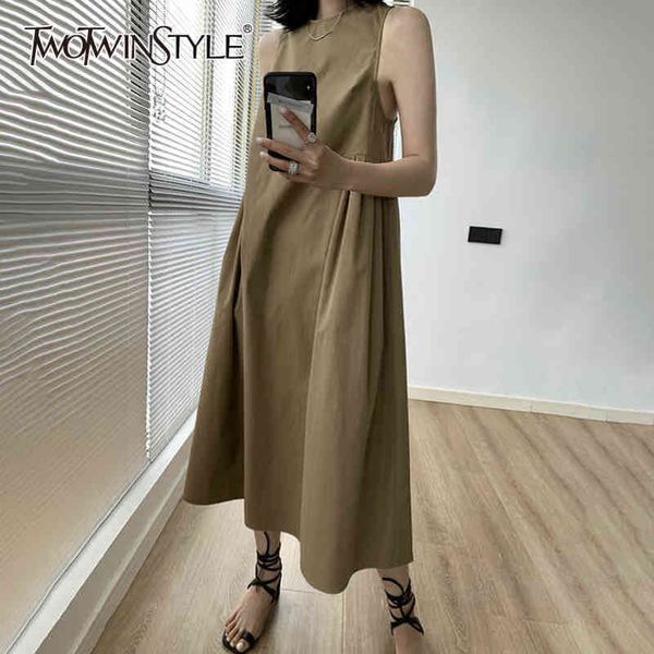 minimalist black dress for women o neck sleeveless casual loose a line dresses female fashion clothing summer 210423, Black;gray
minimalist black dress for women o neck sleeveless casual loose a line dresses female fashion clothing summer 210423, Black;gray