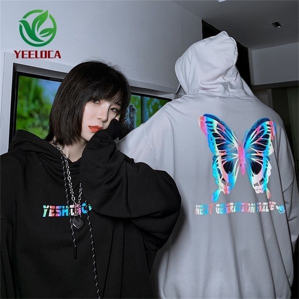 popular brand colorful laser reflective butterfly long sleeved pullover hoody oversize loose men and women rola lovers outfit lj200918, Black
popular brand colorful laser reflective butterfly long sleeved pullover hoody oversize loose men and women rola lovers outfit lj200918, Black