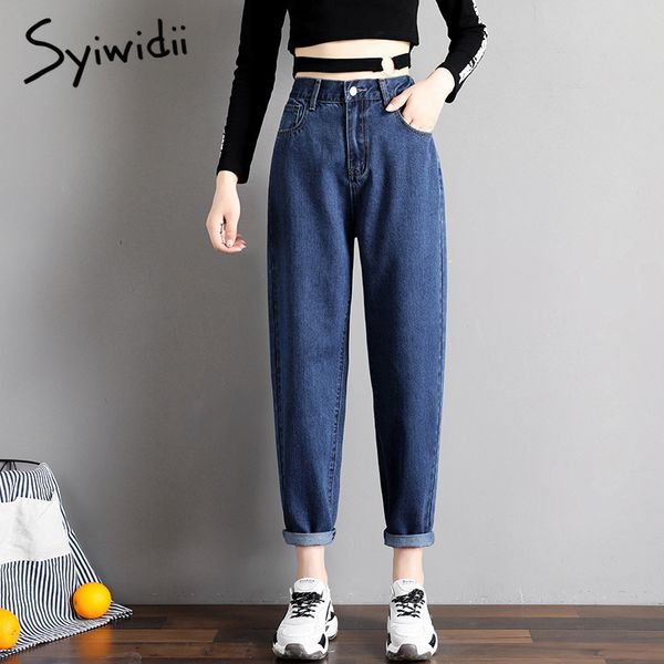 high jeans woman elasticity waist womens clothing boyfriend jean for women black beige blue plus size denim pants vintage 210415
high jeans woman elasticity waist womens clothing boyfriend jean for women black beige blue plus size denim pants vintage 210415