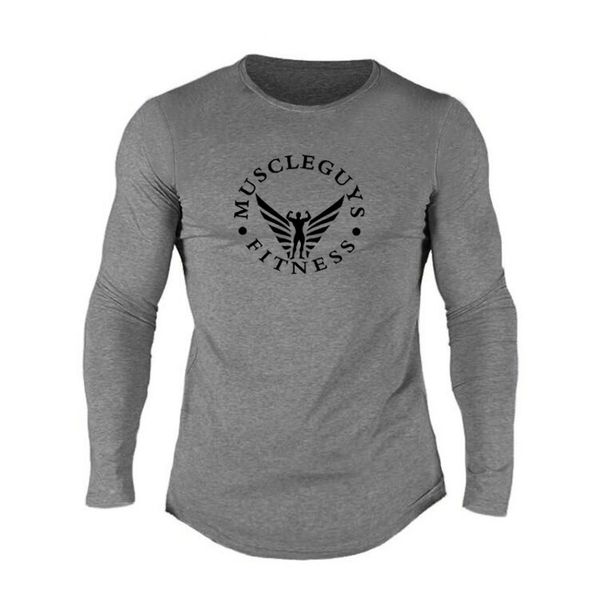 men's t-shirts muscleguys classic print long sleeve t shirt men fitness brand clothing casual slim fit stretch cotton male t-sh, White;black
men's t-shirts muscleguys classic print long sleeve t shirt men fitness brand clothing casual slim fit stretch cotton male t-sh, White;black