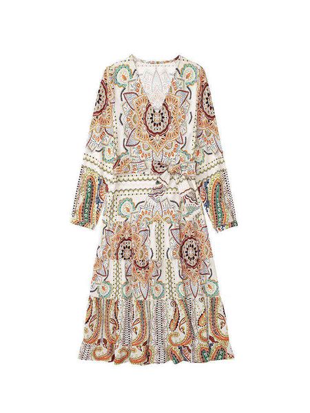 pb&za3327684 women 2022 new fashion print midi dress vintage v neck long sleeve female dresses vestidos robe mujer 3327/684 t220804, Black;gray
pb&za3327684 women 2022 new fashion print midi dress vintage v neck long sleeve female dresses vestidos robe mujer 3327/684 t220804, Black;gray