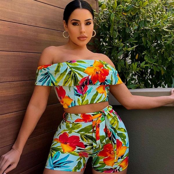 women's tracksuits fashion tube short sleeve printed vest and high waist lace-up shorts summer beach bohemian women suitwomen's, Gray
women's tracksuits fashion tube short sleeve printed vest and high waist lace-up shorts summer beach bohemian women suitwomen's, Gray