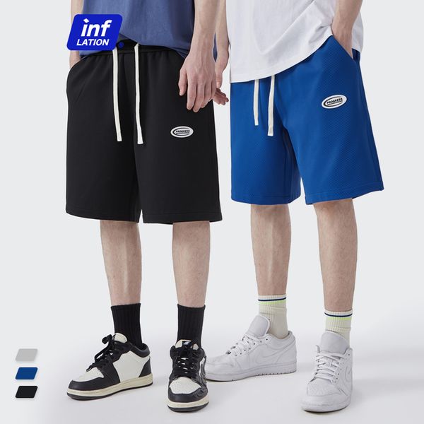 inflation mens casual shorts sportswear summer solid color drawstring waisted twill shorts 12086s22220622, White;black
inflation mens casual shorts sportswear summer solid color drawstring waisted twill shorts 12086s22220622, White;black