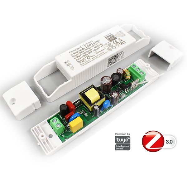 zigbee 3.0 slow start 12w slim driver lighting transformers 300ma tuya smart app control for light ww+cw color temp. dimmable 1-100% for led
zigbee 3.0 slow start 12w slim driver lighting transformers 300ma tuya smart app control for light ww+cw color temp. dimmable 1-100% for led