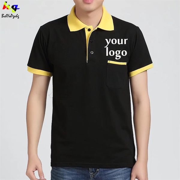 custom shirt men and women summer shortsleeved casual polo restaurant cafe team advertising 220609, White;black
custom shirt men and women summer shortsleeved casual polo restaurant cafe team advertising 220609, White;black