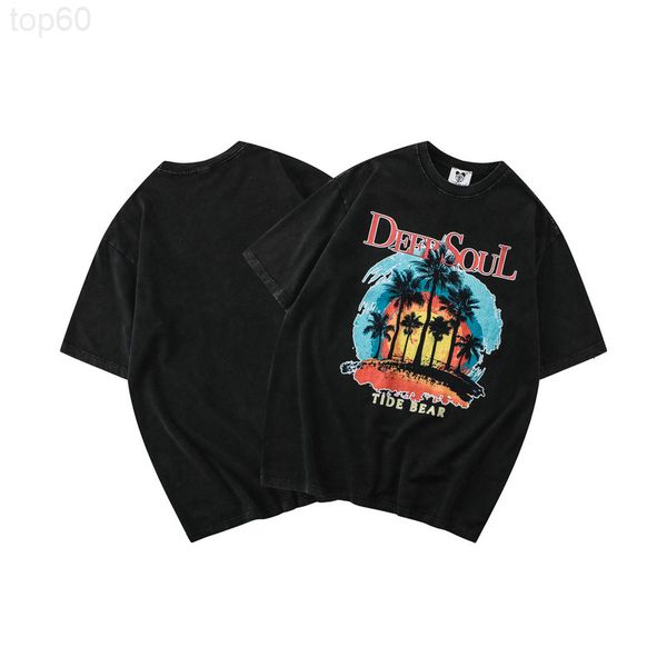 men's t-shirts designer chaopai spring and summer leisure used t-shirt 260g double yarn cotton washing coconut print loose short sleeve, White;black
men's t-shirts designer chaopai spring and summer leisure used t-shirt 260g double yarn cotton washing coconut print loose short sleeve, White;black