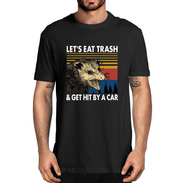 raccoon let's eat trash & get hit by a car 100% cotton shirt novelty vintage men's t-shirt humor women tee humor streetwear 220421, White;black
raccoon let's eat trash & get hit by a car 100% cotton shirt novelty vintage men's t-shirt humor women tee humor streetwear 220421, White;black