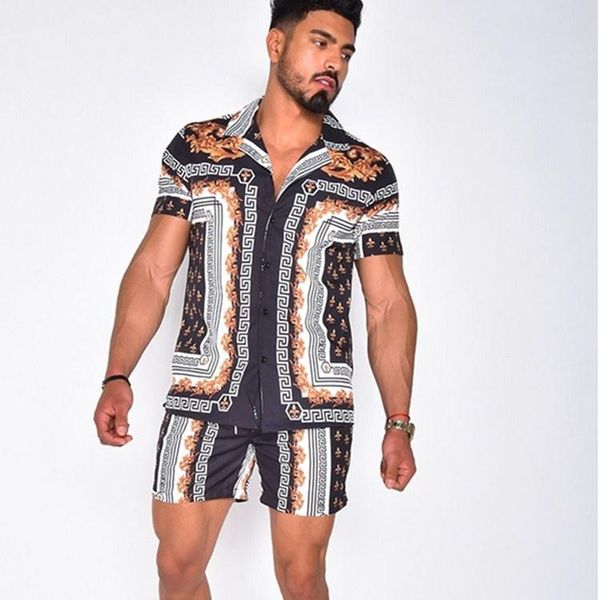 men's t-shirts mens set short sleeve hawaiian shirt and shorts summer casual floral beach two piece suit 2022 fashion men sets s-3xl, White;black
men's t-shirts mens set short sleeve hawaiian shirt and shorts summer casual floral beach two piece suit 2022 fashion men sets s-3xl, White;black