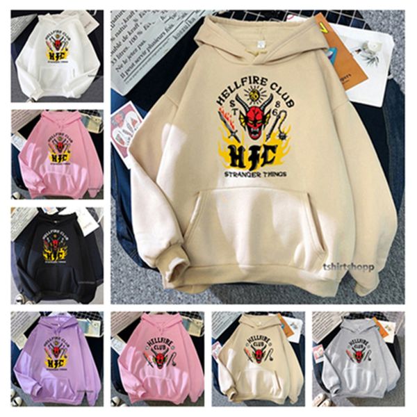 2022 stranger things 4 hellfire club hoodie women men's sports graphic tee hip hop everyday casual sweatshirt rst8, Black
2022 stranger things 4 hellfire club hoodie women men's sports graphic tee hip hop everyday casual sweatshirt rst8, Black