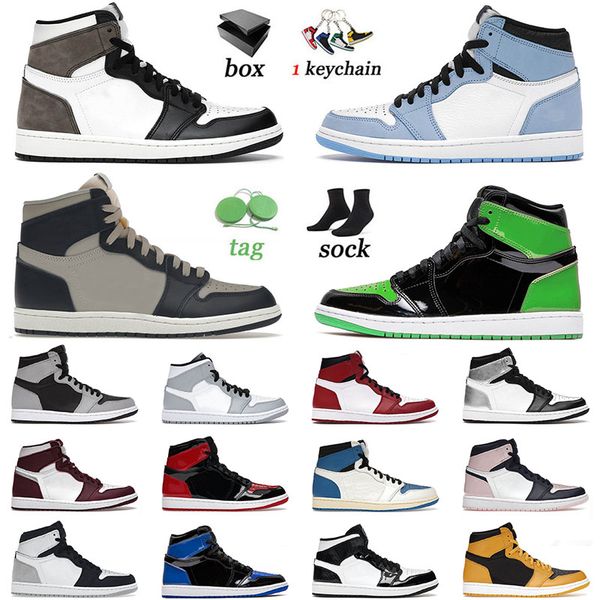 jumpman 1 1s mens basketball shoes for men women dark mocha seafoam white black chicago carbon fiber patent trainers sneakers 36-46
jumpman 1 1s mens basketball shoes for men women dark mocha seafoam white black chicago carbon fiber patent trainers sneakers 36-46