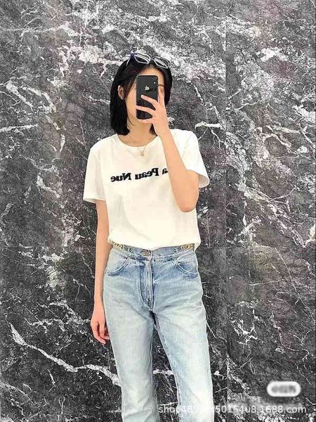 2022c factory direct sale trendy brand men's t-shirts women's c 22 spring new pattern color letter simple leisure t-shirt women, White
2022c factory direct sale trendy brand men's t-shirts women's c 22 spring new pattern color letter simple leisure t-shirt women, White
