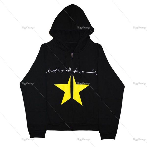 men's hoodies & sweatshirts vintage sports jacket men casual star print zip hoodie ladies hip hop, Black
men's hoodies & sweatshirts vintage sports jacket men casual star print zip hoodie ladies hip hop, Black