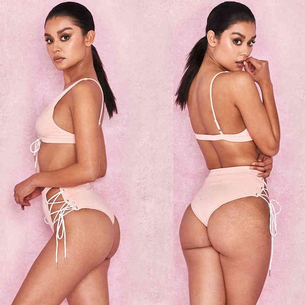 high strange bikini waist solid color drawstring gathered swimsuit women's split bikini1010, White;black
high strange bikini waist solid color drawstring gathered swimsuit women's split bikini1010, White;black