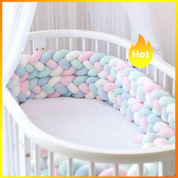 new 3m/2m baby bed bumper 4 strands knotted braided bumper crib bumper cotton knot pillow crib protector baby decoration room aa220326
new 3m/2m baby bed bumper 4 strands knotted braided bumper crib bumper cotton knot pillow crib protector baby decoration room aa220326