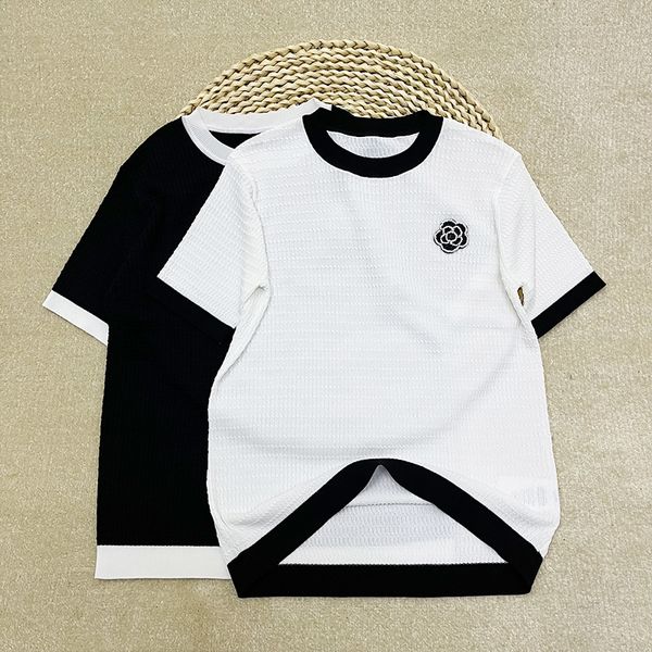 261 2022 milan runway spring summer brand same style sweater beads short sleeve white black crew neck pullover womens wanteng
261 2022 milan runway spring summer brand same style sweater beads short sleeve white black crew neck pullover womens wanteng