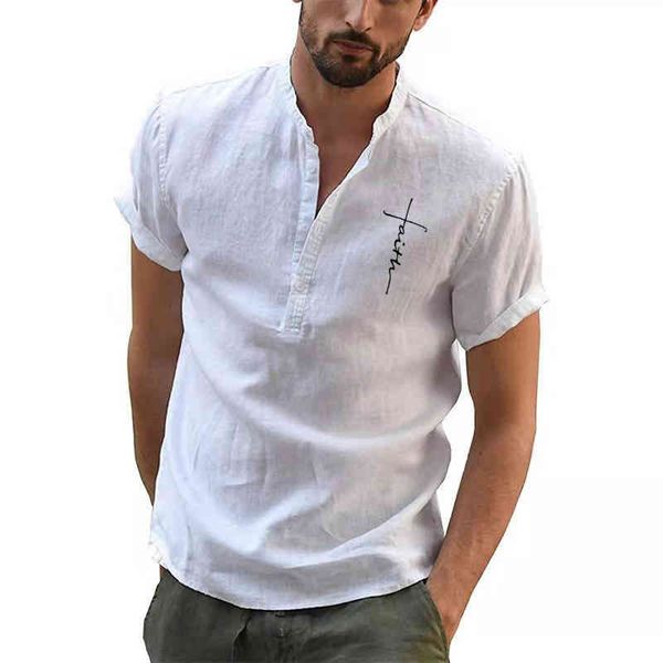 men's casual shirts 2022 new men's short sleeved open neck linen shirt trend youth fashion short sleeved t-shirt oput, White;black
men's casual shirts 2022 new men's short sleeved open neck linen shirt trend youth fashion short sleeved t-shirt oput, White;black