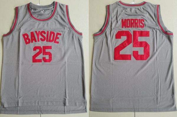 men movie bayside tigers basketball 25 zack morris jersey saved by the bell team color grey pure cotton breathable embroidery and stitched f, Black
men movie bayside tigers basketball 25 zack morris jersey saved by the bell team color grey pure cotton breathable embroidery and stitched f, Black