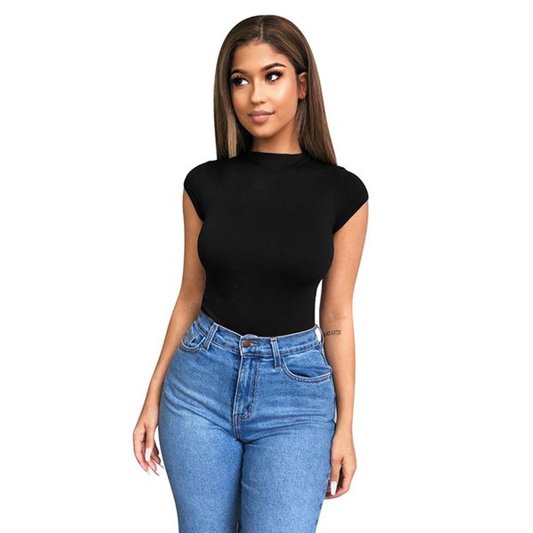 2022 summer ladies bodysuit elegant and o collar back zipper short sleeve bodycon casual outdoor club solid color bodysuit, Black;white
2022 summer ladies bodysuit elegant and o collar back zipper short sleeve bodycon casual outdoor club solid color bodysuit, Black;white