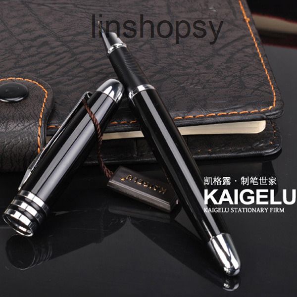 kaigelu 367 fountain iridium sign pen classic style silver clip full black fashion extra fine nib financial writing business gift for
kaigelu 367 fountain iridium sign pen classic style silver clip full black fashion extra fine nib financial writing business gift for