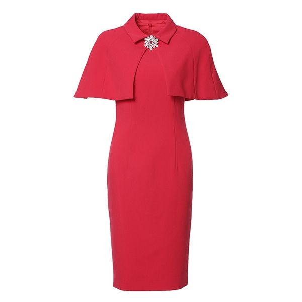 women s new style dress solid cape slim dress short sleeve red dress female sheath dresses 210319, Black;gray
women s new style dress solid cape slim dress short sleeve red dress female sheath dresses 210319, Black;gray