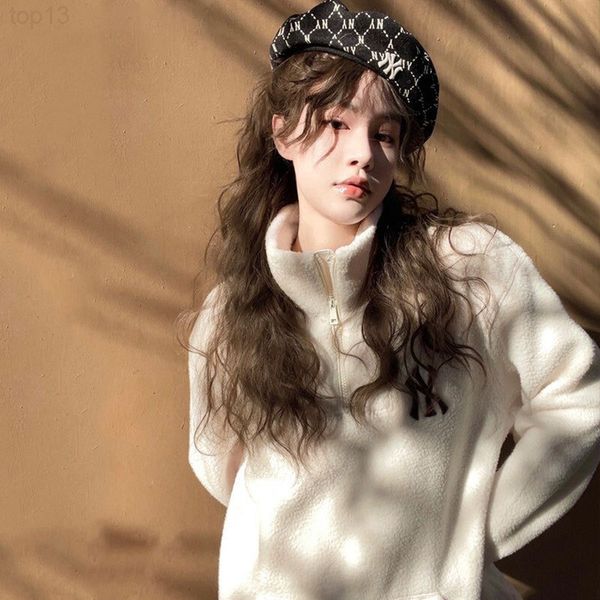 women's hoodies & sweatshirts designer m1b21 autumn and winter new stand collar half chain lamb wool embroidery pullover long sleeve sw, Black
women's hoodies & sweatshirts designer m1b21 autumn and winter new stand collar half chain lamb wool embroidery pullover long sleeve sw, Black