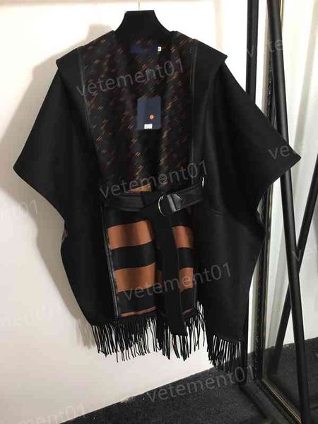 luxury womens jackets logo print doll sleeve woolen coat black hooded jacket with belt fashion brand designer women jacket, Black;brown
luxury womens jackets logo print doll sleeve woolen coat black hooded jacket with belt fashion brand designer women jacket, Black;brown