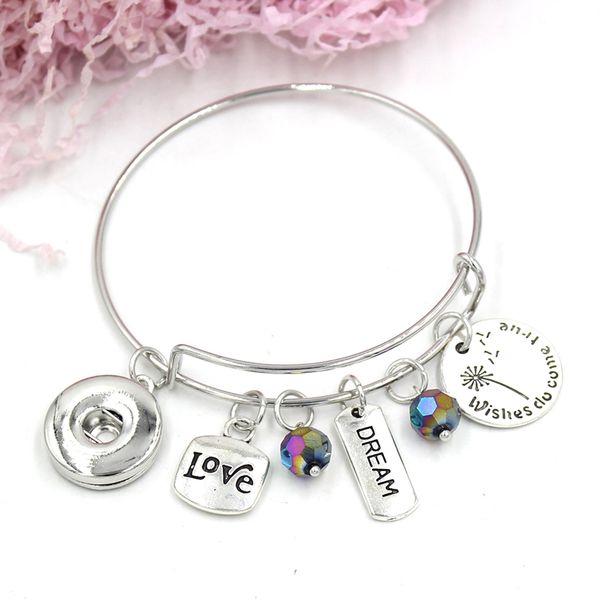 wholesale new arrival insipration dandelion bracelet interchangeable snap jewelry expandable wire bracelets&bangles for women gift pulsera, Golden;silver
wholesale new arrival insipration dandelion bracelet interchangeable snap jewelry expandable wire bracelets&bangles for women gift pulsera, Golden;silver