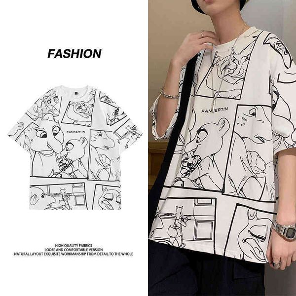 nasa fashion brand personalized graffiti print summer couple casual t-shirt new in 2022, White;black
nasa fashion brand personalized graffiti print summer couple casual t-shirt new in 2022, White;black