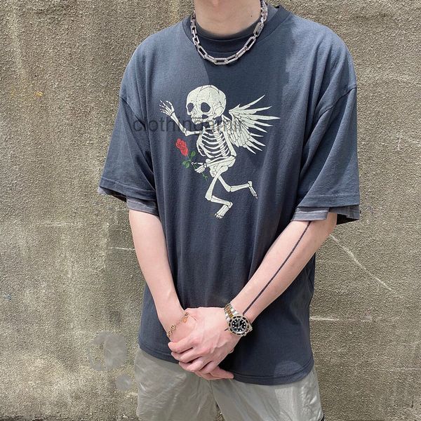 designer t shirts 2022 gallerydept mens fashion 22 angel skull print short sleeve men's women's high street vintage washed t-shirt, White;black
designer t shirts 2022 gallerydept mens fashion 22 angel skull print short sleeve men's women's high street vintage washed t-shirt, White;black