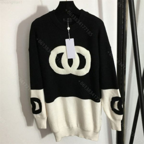 classic design women wool sweater coat crochet mujer knit hoodie dress long sleeve letter logo brand round neck pullover hoodies casual fema, White;black
classic design women wool sweater coat crochet mujer knit hoodie dress long sleeve letter logo brand round neck pullover hoodies casual fema, White;black