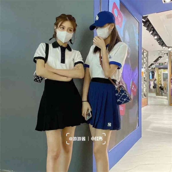 skirts mlb korean fashion women's pleated skirt ny elastic waist slim fit summer traceless 0y0k, Black
skirts mlb korean fashion women's pleated skirt ny elastic waist slim fit summer traceless 0y0k, Black