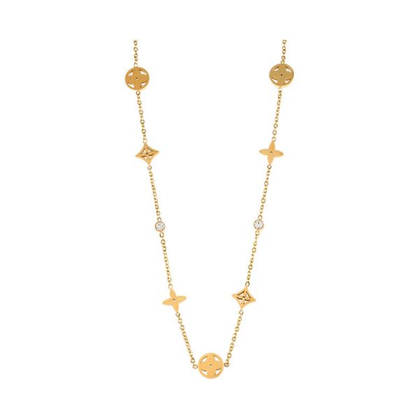 classic clover pendant necklace 18k gold stainless steel necklaces fashion design women jewelry for gift, Silver
classic clover pendant necklace 18k gold stainless steel necklaces fashion design women jewelry for gift, Silver