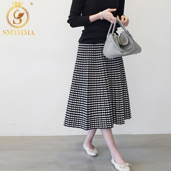 vintage fashion pleated skirt women elegant knitted skirt winter office lady high waist aline long skirts saia y200326, Black
vintage fashion pleated skirt women elegant knitted skirt winter office lady high waist aline long skirts saia y200326, Black