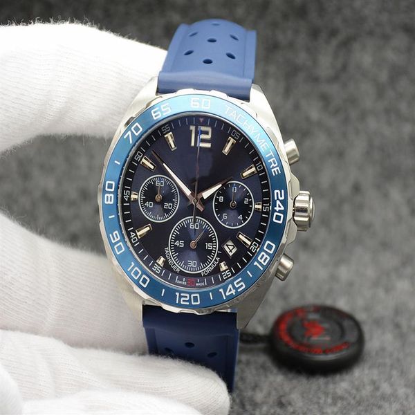 2021 44mm quartz chronograph date mens watches grey dial stainless steel bracelet fixed bezel with a ring showing tachymeter m237g, Slivery;brown
2021 44mm quartz chronograph date mens watches grey dial stainless steel bracelet fixed bezel with a ring showing tachymeter m237g, Slivery;brown