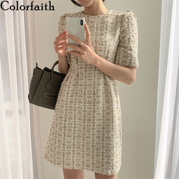 colorfaith women's summer dresses fashionable high waist puff sleeve plaid elegant checkered vintage mini dress 210303, Black;gray
colorfaith women's summer dresses fashionable high waist puff sleeve plaid elegant checkered vintage mini dress 210303, Black;gray