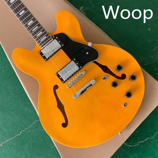 in stock semi-hollow imitation old electric guitar yellow body made of old rose wood fingerboard is customizable guitars guitarra
in stock semi-hollow imitation old electric guitar yellow body made of old rose wood fingerboard is customizable guitars guitarra
