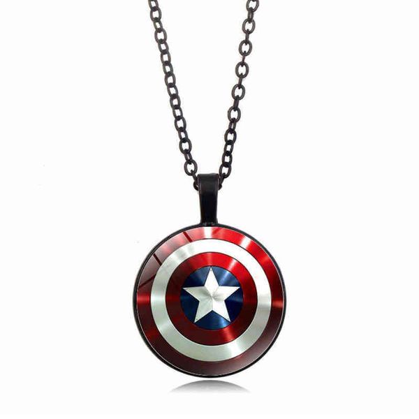 captain usa shield time necklace men's and women's fashion glass pendant collarbone chain jewelry, Silver
captain usa shield time necklace men's and women's fashion glass pendant collarbone chain jewelry, Silver
