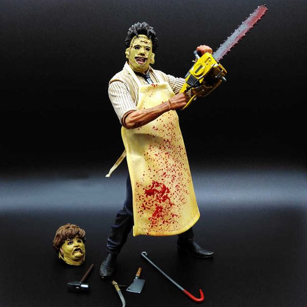 huiya01 neca 18cm the texas chainsaw massacre pvc action figure toys 40th anniversary ultimate leatherface classic terror figure toy q0722
huiya01 neca 18cm the texas chainsaw massacre pvc action figure toys 40th anniversary ultimate leatherface classic terror figure toy q0722