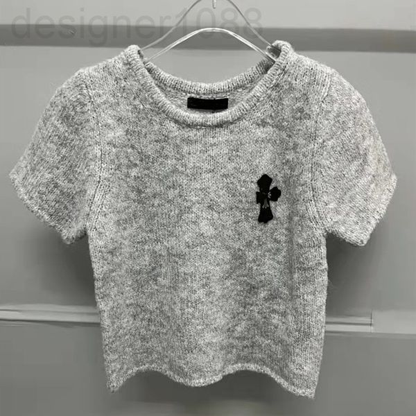 women's sweaters designer grey cross short sleeved sweater women's 2022 early spring new design sense of minority fashion spice gi, White;black
women's sweaters designer grey cross short sleeved sweater women's 2022 early spring new design sense of minority fashion spice gi, White;black