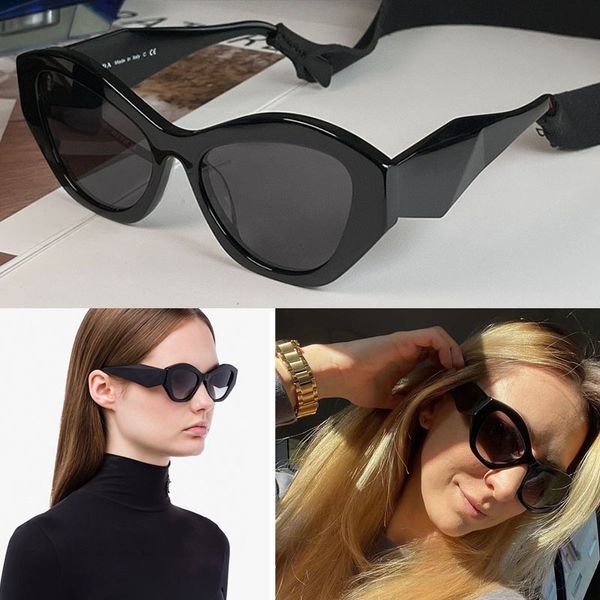

pr07ys designer symbole sunglass for women geometric eyeglasses outdoor shades acetate frame fashion classic temple logo glasses black mens, White;black
