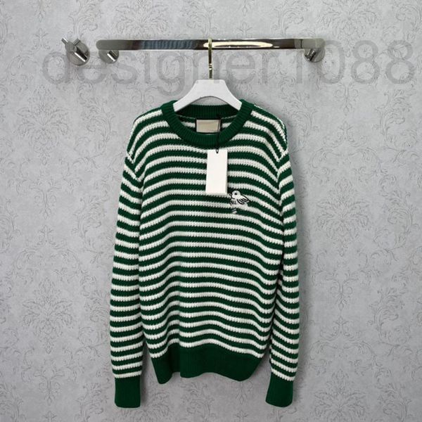 women's sweaters designer new contrast striped knitted sweater in spring 2022 casual animal bird embroidery loose and warm yyqp, White;black
women's sweaters designer new contrast striped knitted sweater in spring 2022 casual animal bird embroidery loose and warm yyqp, White;black