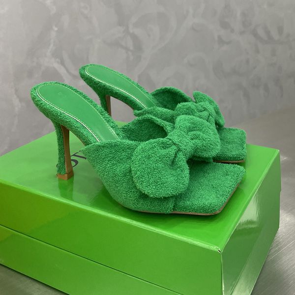 designer women high heel slippers square toe coral velvet bowknot mules summer runway vacation ladies sandals woman mujer, Black
designer women high heel slippers square toe coral velvet bowknot mules summer runway vacation ladies sandals woman mujer, Black