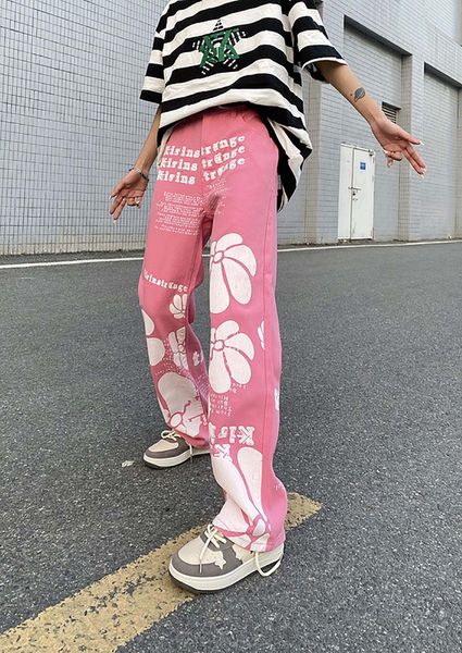 pink jeans men women vintage printed men's denim pants jean fashion trousers, Blue
pink jeans men women vintage printed men's denim pants jean fashion trousers, Blue