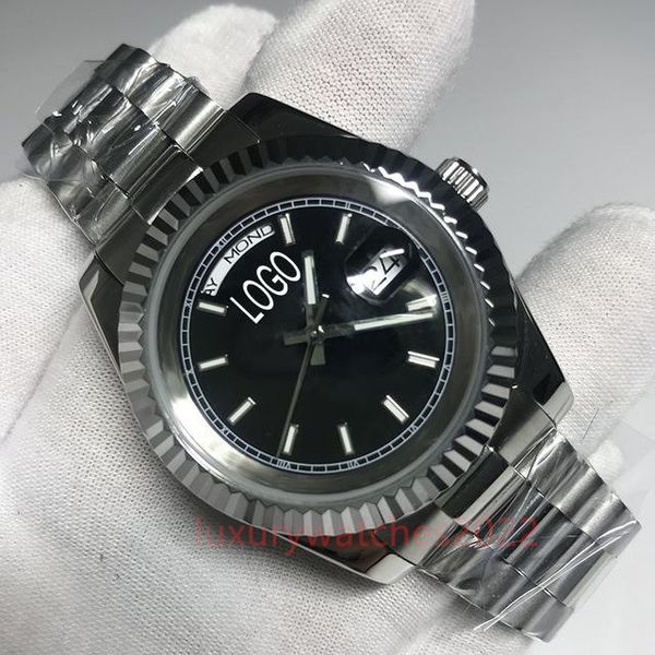 wristwatches wholesale luxury silver automatic daydate men self-wind 40mm stainless steel no battery montre de luxe watches, Slivery;brown
wristwatches wholesale luxury silver automatic daydate men self-wind 40mm stainless steel no battery montre de luxe watches, Slivery;brown
